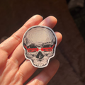 Skull with Red Sunglasses Sticker