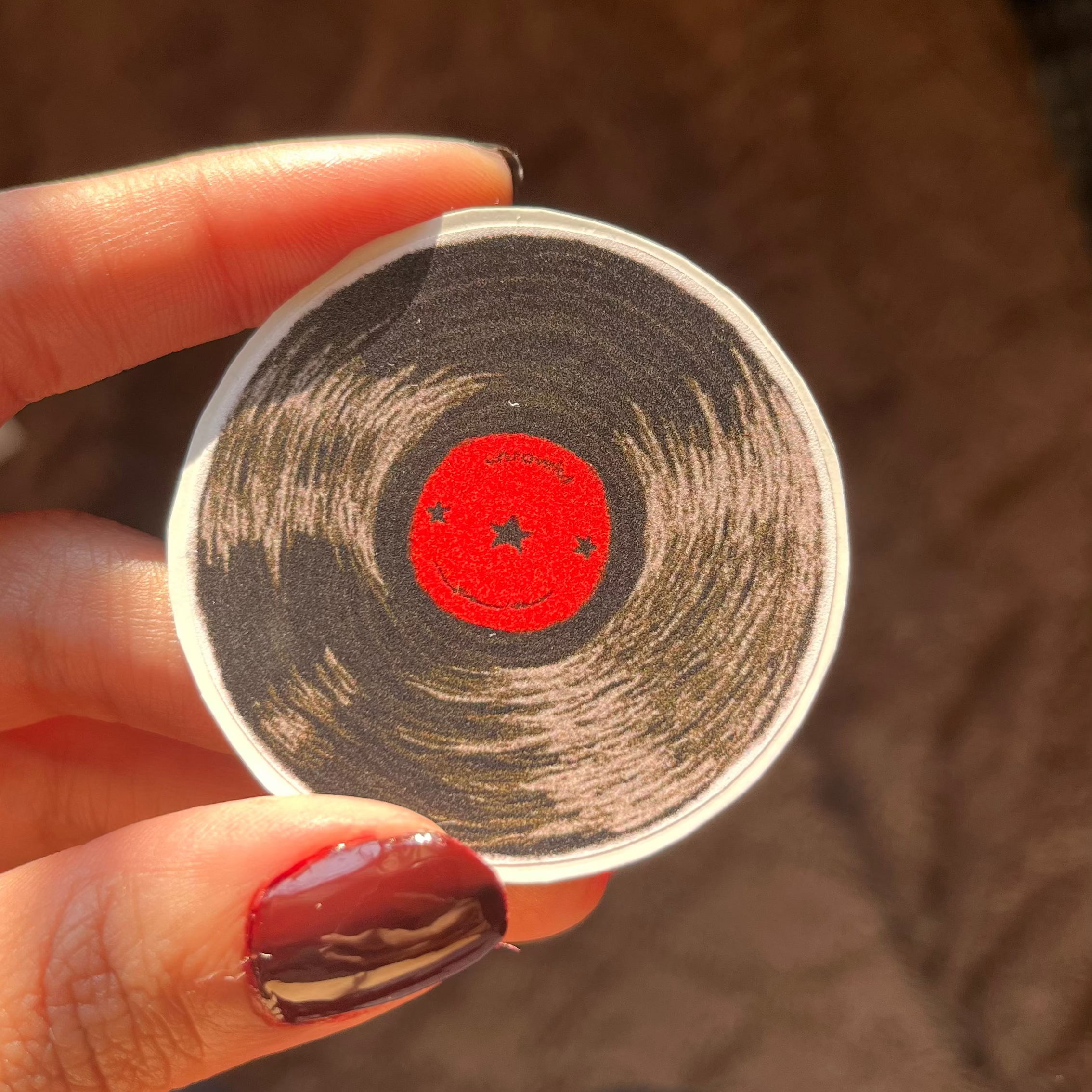Vinyl Record Sticker