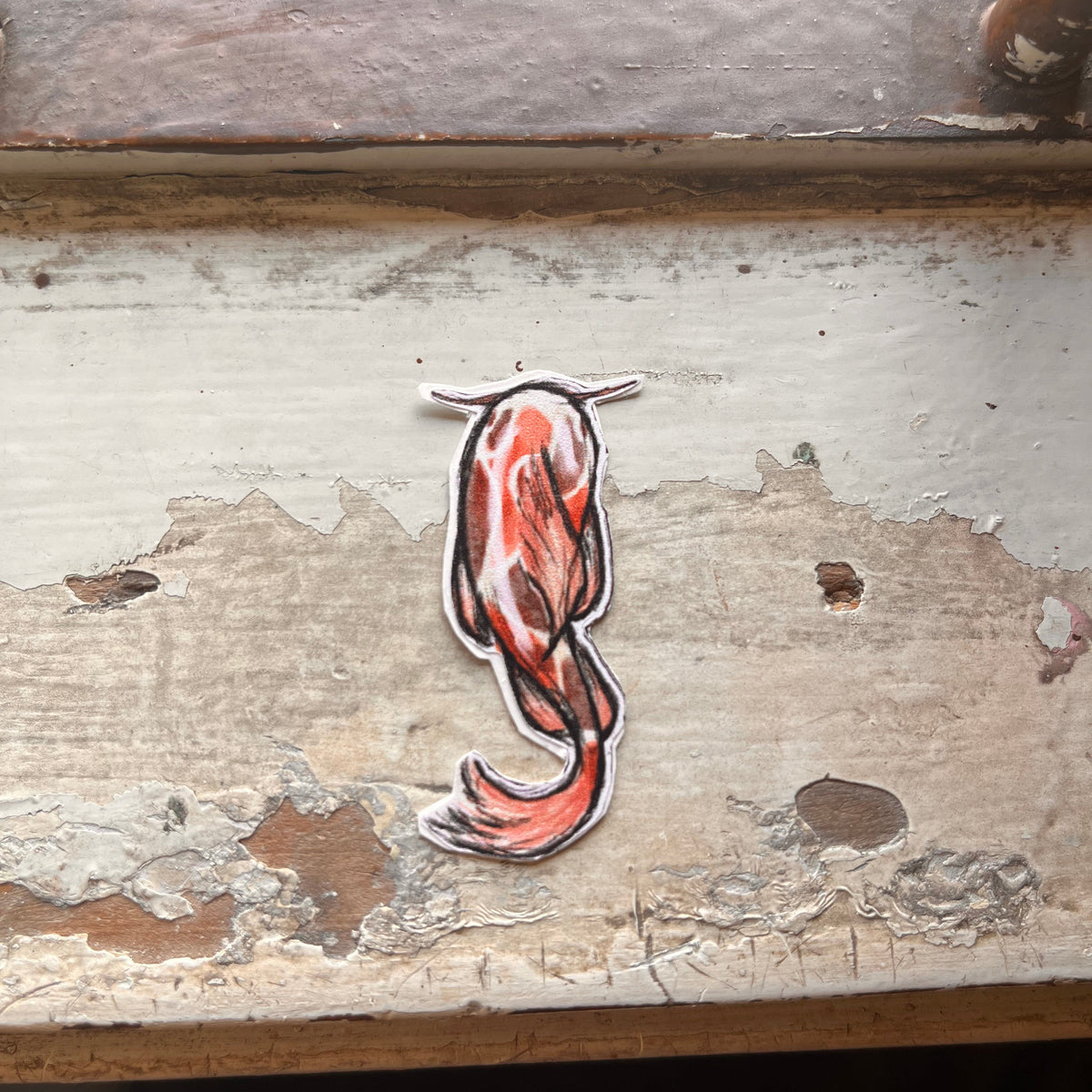 Watercolor Koi Sticker