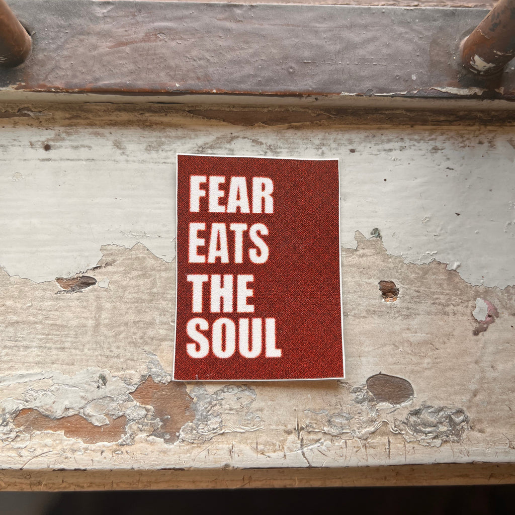 Fear Eats The Soul Red Sticker