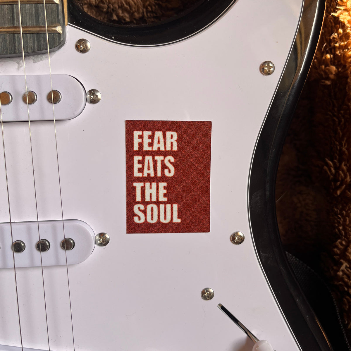 Fear Eats The Soul Red Sticker