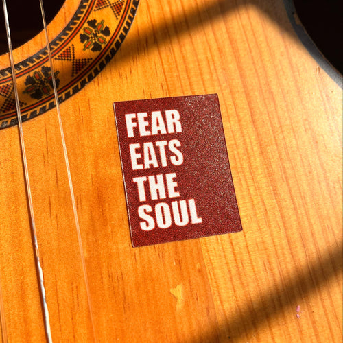 Fear Eats The Soul Red Sticker