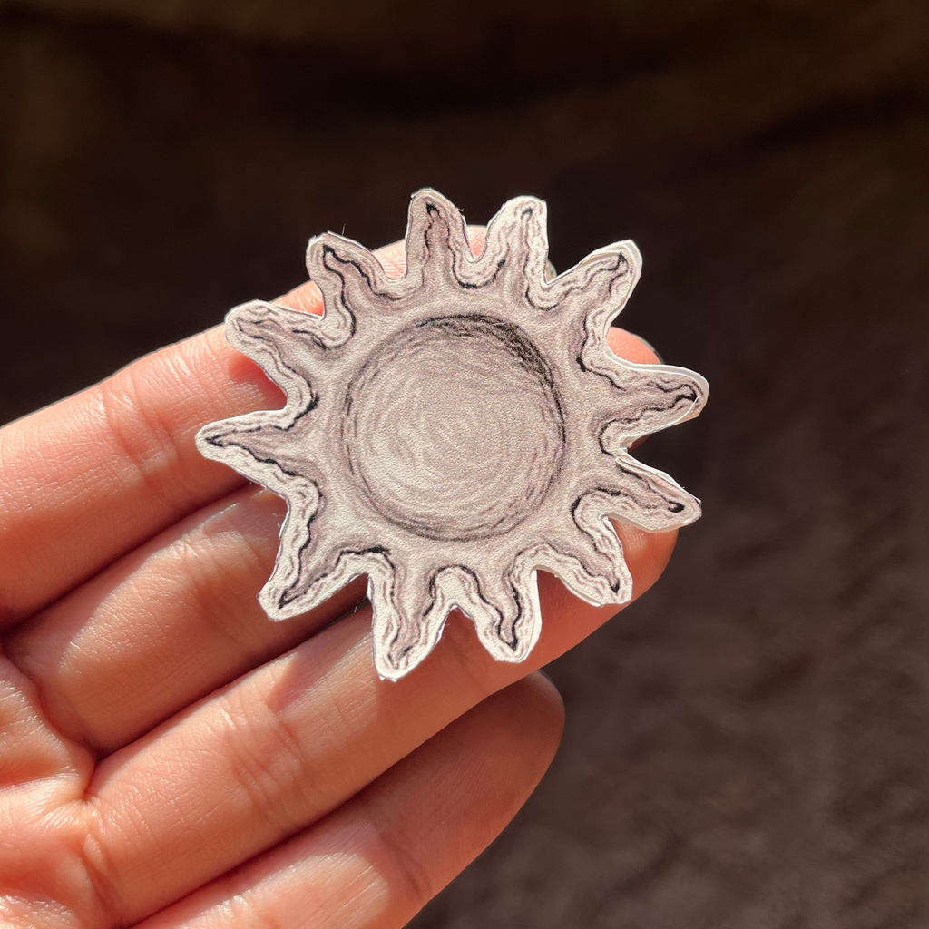 Sun Sketch Sticker