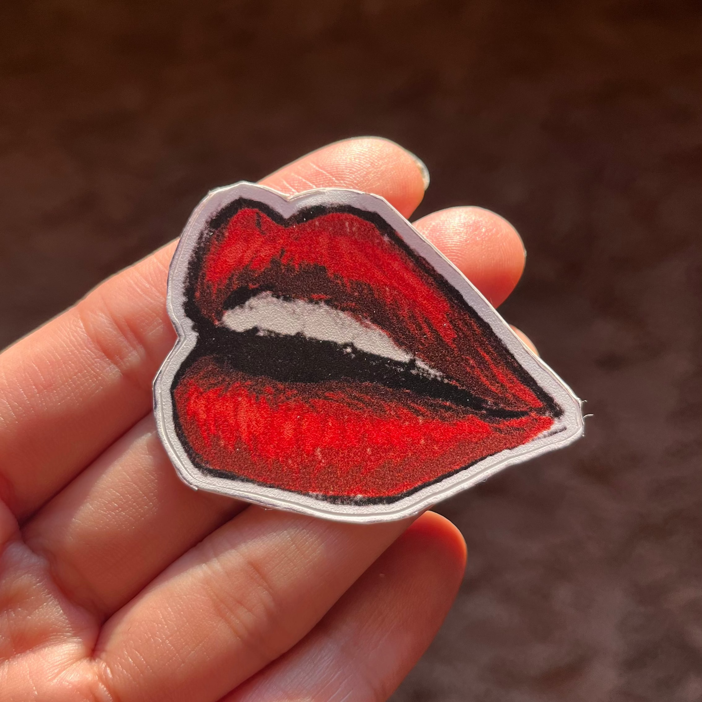 Red Lip Sticker